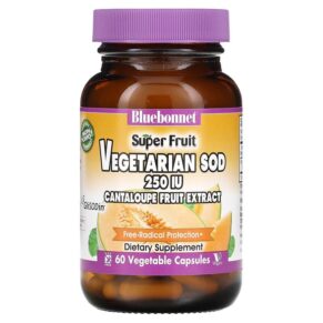 Bluebonnet Nutrition Super Fruit Vegetarian SOD Cantaloupe Fruit Extract 250 IU 60 viên 743715008731