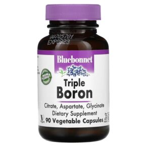 Bluebonnet Nutrition Triple Boron Citrate Aspartate Glycinate 90 viên 743715006850