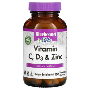Bluebonnet Nutrition Vitamin C D3 & Zinc 100 viên 743715005570
