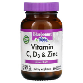 Bluebonnet Nutrition Vitamin C D3 & Zinc 50 viên 743715005556
