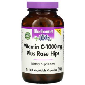 Bluebonnet Nutrition Vitamin C Plus Rose Hips 1.000 mg 180 viên 743715005754