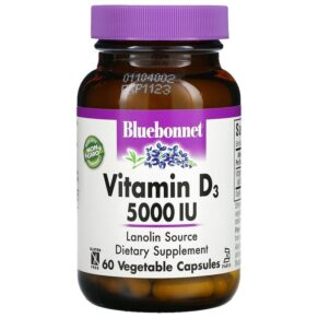 Bluebonnet Nutrition Vitamin D3 125 mcg (5.000 IU) 60 viên 743715003682