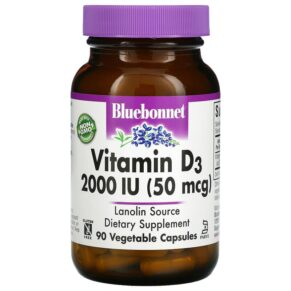 Bluebonnet Nutrition Vitamin D3 50 mcg (2.000 IU) 90 viên 743715003149