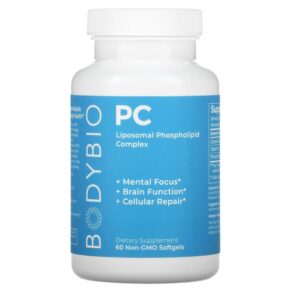 BodyBio PC Liposomal Phospholipid Complex 60 Non-GMO viên 743474915806