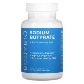 BodyBio Sodium Butyrate 100 Non-GMO viên 743474999905