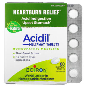 Boiron Acidil Acid Indigestion Unflavored 60 Meltaway viên 306962608606