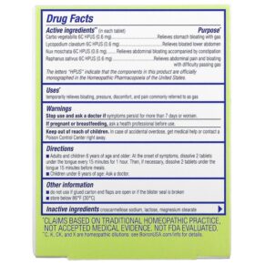 Boiron Gasalia Gas Relief Unflavored 60 Meltaway Tablets 306962609603