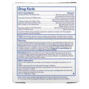 Boiron Optique1 Eye Irritation Relief 10 Doses 0.013 fl oz Each 306962193713