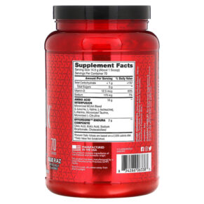 BSN AminoX Endurance & Recovery Blue Raz 2.24 lb (1.01 kg) 834266063383
