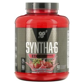 BSN Syntha-6 Edge Protein Powder Mix Strawberry Milkshake 4.01 lb (1.82 kg) 834266005710