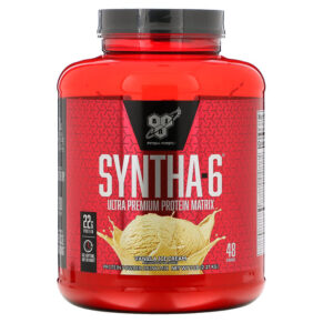BSN Syntha-6 Ultra Premium Protein Matrix Vanilla Ice Cream 5 lb (2.27 kg) 834266007103