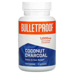 BulletProof Coconut Charcoal Detox & Gas Relief 1.000 mg 90 viên 815709020828