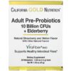 California Gold Nutrition Adult Pre-Probiotics 10 Billion CFU + Elderberry Natural Strawberry & Melon Flavor 30 Packets 0.05 oz (1.5 g) Each 5 California Gold Nutrition Adult Pre-Probiotics 10 Billion CFU + Elderberry Natural Strawberry & Melon Flavor 30 gói 0.05 oz (1.5 g) 898220018543