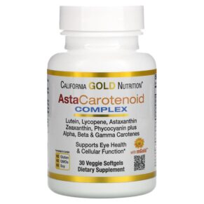 California Gold Nutrition AstaCarotenoid Complex Lutein Lycopene Astaxanthin Complex 30 viên 898220012060
