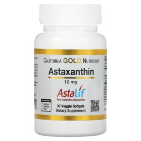 California Gold Nutrition Astaxanthin Astalif Pure Icelandic 12 mg 30 viên 898220011032