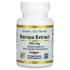 California Gold Nutrition Bacopa Extract 320 mg 30 viên 898220020621