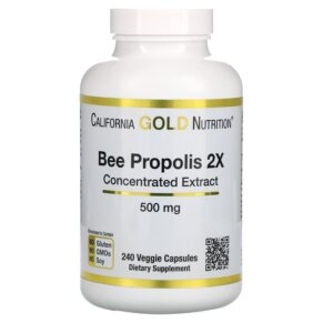 California Gold Nutrition Bee Propolis 2X Concentrated Extract 500 mg 240 viên 898220009466