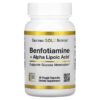 California Gold Nutrition Benfotiamine + Alpha Lipoic Acid 30 viên 898220020201
