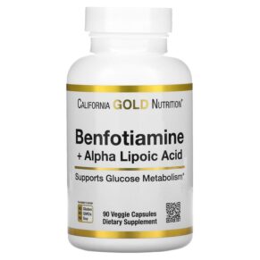 California Gold Nutrition Benfotiamine + Alpha Lipoic Acid 90 viên 898220020218