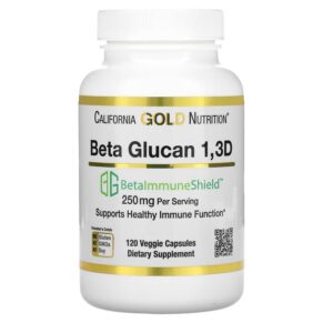 California Gold Nutrition Beta Glucan 1-3D + Beta-ImmuneShield 125 mg 120 viên 898220017966