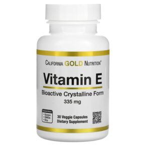 California Gold Nutrition Bioactive Vitamin E 335 mg (500 IU) 30 viên 898220019656