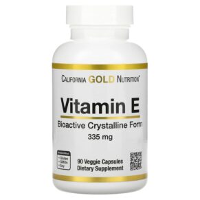 California Gold Nutrition Bioactive Vitamin E 335 mg (500 IU) 90 viên 898220019663