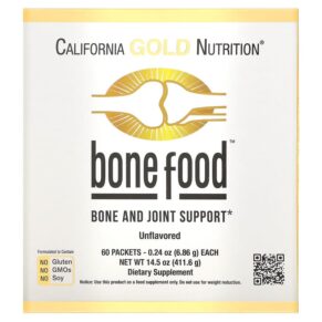 California Gold Nutrition Bone Food 60 gói 0.24 oz (6.86 g) 898220020676