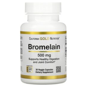 California Gold Nutrition Bromelain 500 mg 30 viên 898220021048