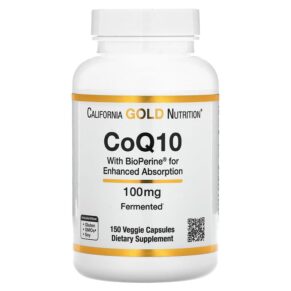 California Gold Nutrition CoQ10 + Bioperine 100 mg 150 viên 898220014286