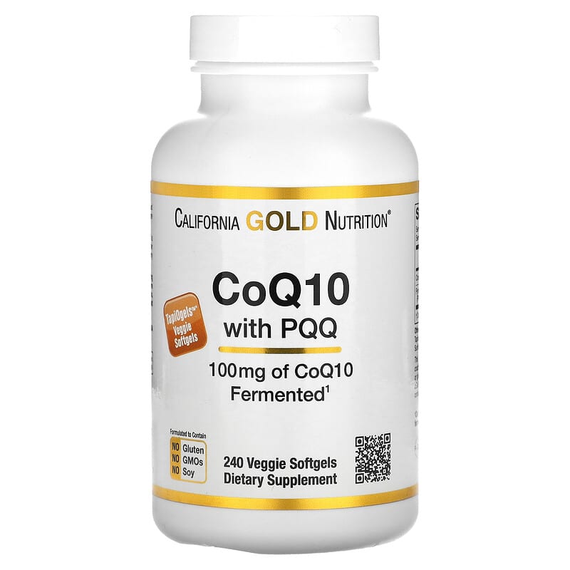 California Gold Nutrition CoQ10 with PQQ 100 mg 240 Veggie Softgels 1 California Gold Nutrition CoQ10 + PQQ 100 mg 240 viên 898220013371