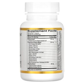 California Gold Nutrition Digestive Enzymes 90 Veggie Capsules 898220011551