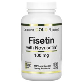 California Gold Nutrition Fisetin + Novusetin 100 mg 180 viên 898220018444