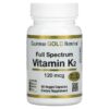 California Gold Nutrition Full Spectrum Vitamin K2 120 mcg 60 viên 898220012992