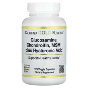 California Gold Nutrition Glucosamine Chondroitin MSM Plus Hyaluronic Acid 120 viên 898220010714