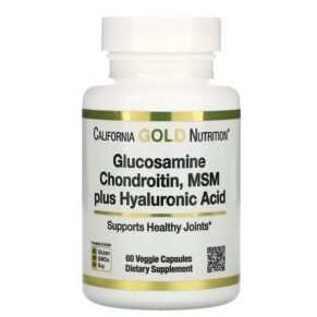 California Gold Nutrition Glucosamine Chondroitin MSM plus Hyaluronic Acid 60 viên 898220014705