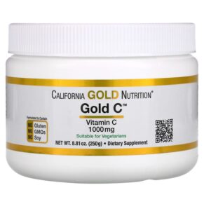 California Gold Nutrition Gold C Powder Vitamin C 1.000 mg 8.81 oz (250 g) 898220009350