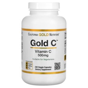 California Gold Nutrition Gold C USP Grade Vitamin C 500 mg 240 viên 898220009343