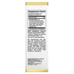 California Gold Nutrition Goodnight Sleep 1 fl oz (30 ml) 3 California Gold Nutrition Goodnight Sleep 1 fl oz (30 ml) 898220021215