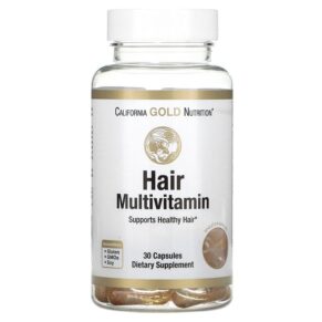 California Gold Nutrition Hair Multivitamin 30 Gelatin viên 898220019144