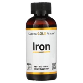 California Gold Nutrition Iron 4 fl oz (118 ml) 898220021161