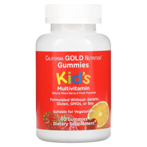 California Gold Nutrition Kid's Multivitamin Mixed Berry & Fruit Flavor 60 viên 898220012008