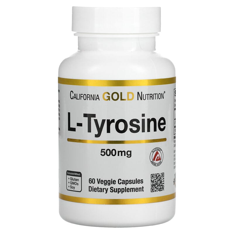 California Gold Nutrition L-Tyrosine AjiPure 500 mg 60 Veggie Capsules 1 California Gold Nutrition L-Tyrosine AjiPure 500 mg 60 viên 898220011353