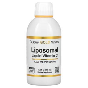 California Gold Nutrition Liposomal Liquid Vitamin C 1.000 mg 8.5 fl oz (250 ml) 898220018390