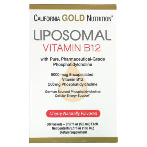 California Gold Nutrition Liposomal Vitamin B12 30 gói 0.17 fl oz (5 ml) 898220019823