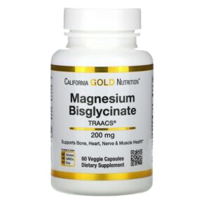 California Gold Nutrition Magnesium Bisglycinate Albion TRAACS® 100 mg 60 viên 898220019014