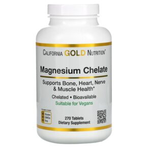 California Gold Nutrition Magnesium Chelate 270 viên 898220019694