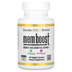 California Gold Nutrition MEM Boost Memory & Cognitive Support 60 viên 898220022236