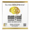 California Gold Nutrition MEM Food Memory & Cognitive Support 60 gói 0.3 oz (8.5 g) 898220018932