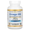 California Gold Nutrition Omega 800 Pharmaceutical Grade Fish Oil 80% EPA/DHA Triglyceride Form 1.000 mg 90 Fish Gelatin viên 898220012664