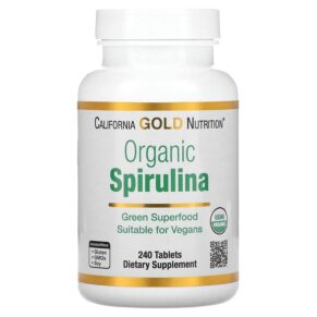 California Gold Nutrition Organic Spirulina 500 mg 240 viên 898220013623